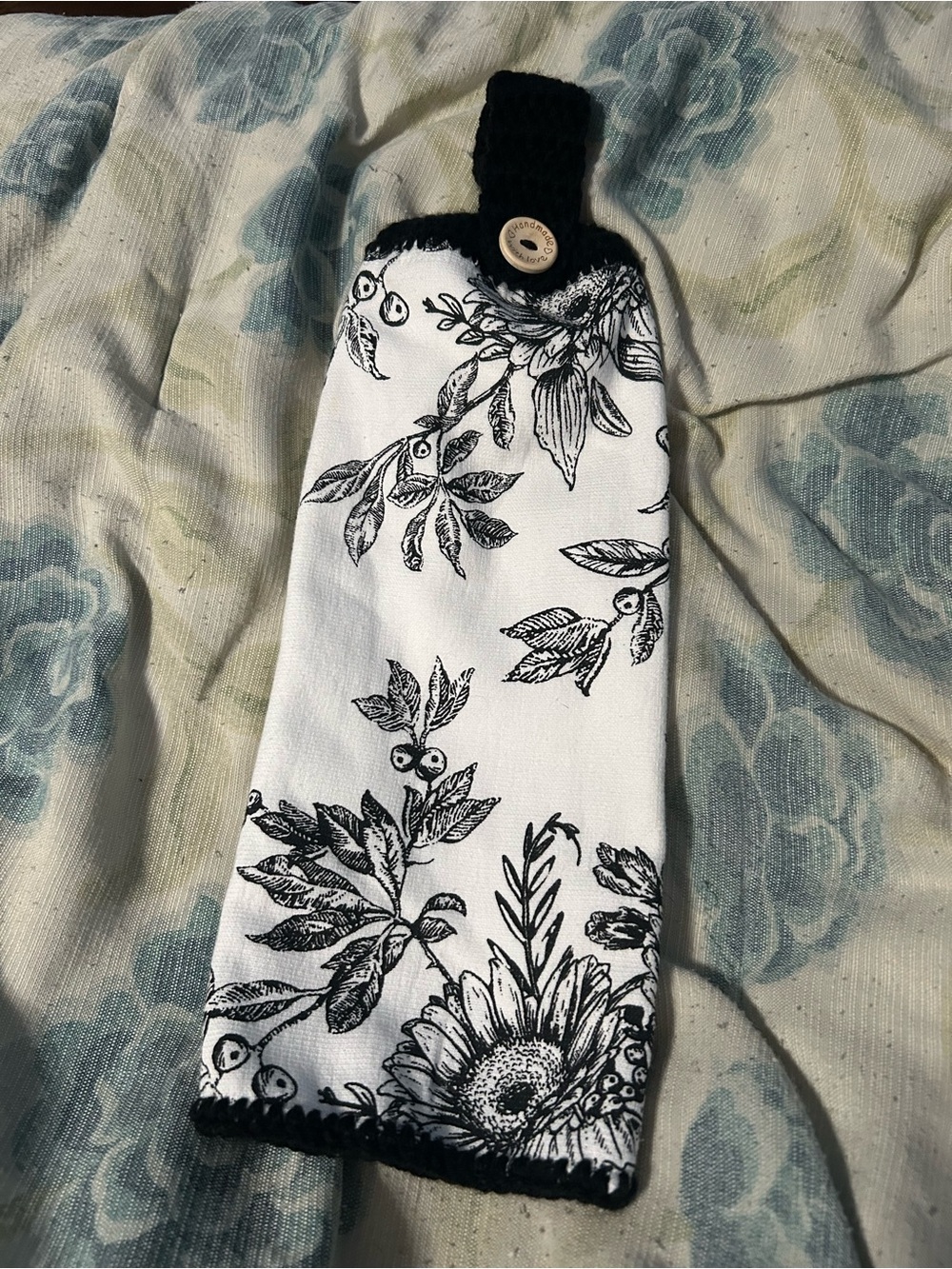 Flowers Hanging Kitchen Towel